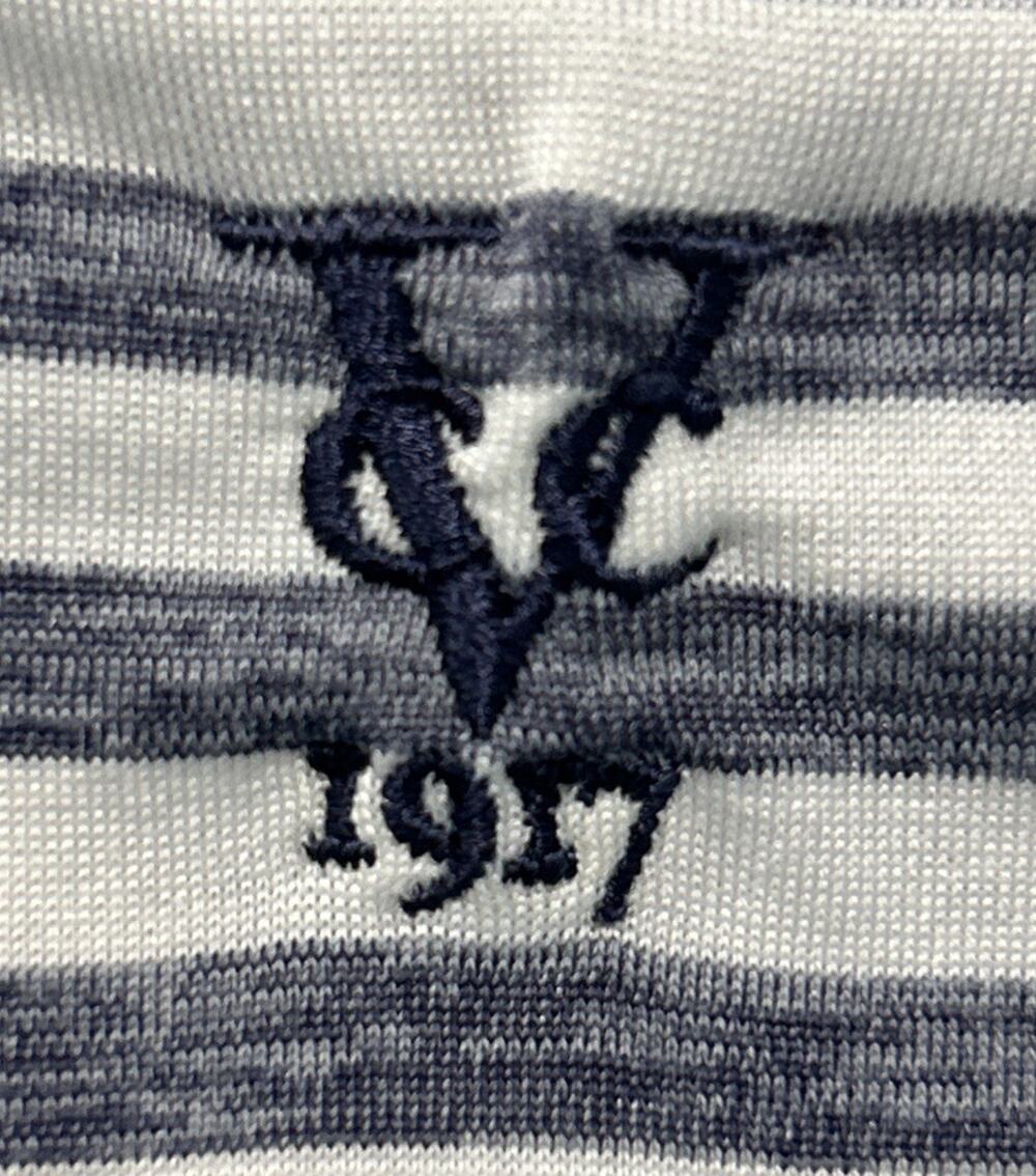 Men’s STITCH Golf Striped Valdosta Country Club 1917 Polo Shirt Size L *B4